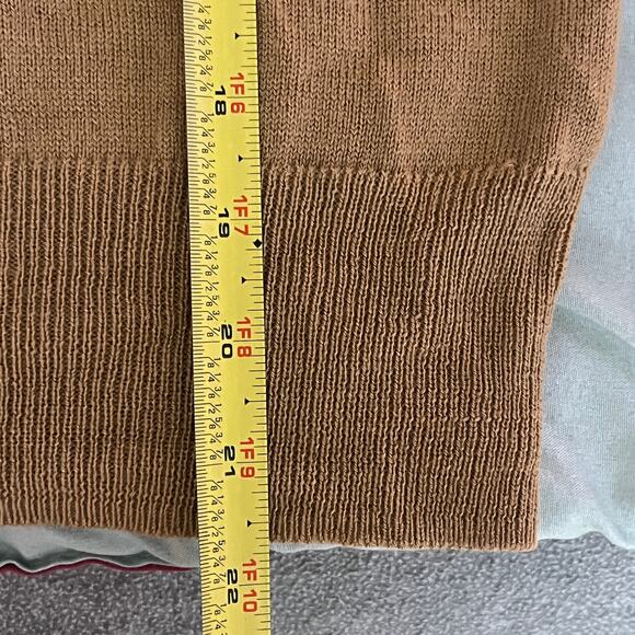 The Limited Women’s Merino Wool Blend Camel Tan Boatneck Sweater Size Small - Picture 8 of 8